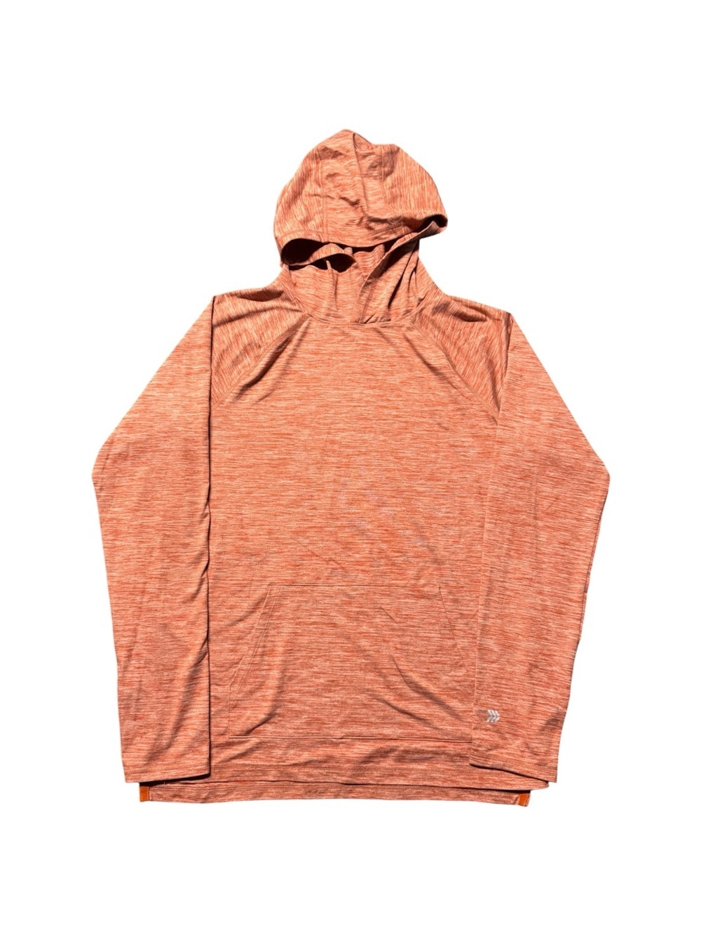 All in Motion Girls XL 16 Orange Heather Athletic Pullover Hoodie